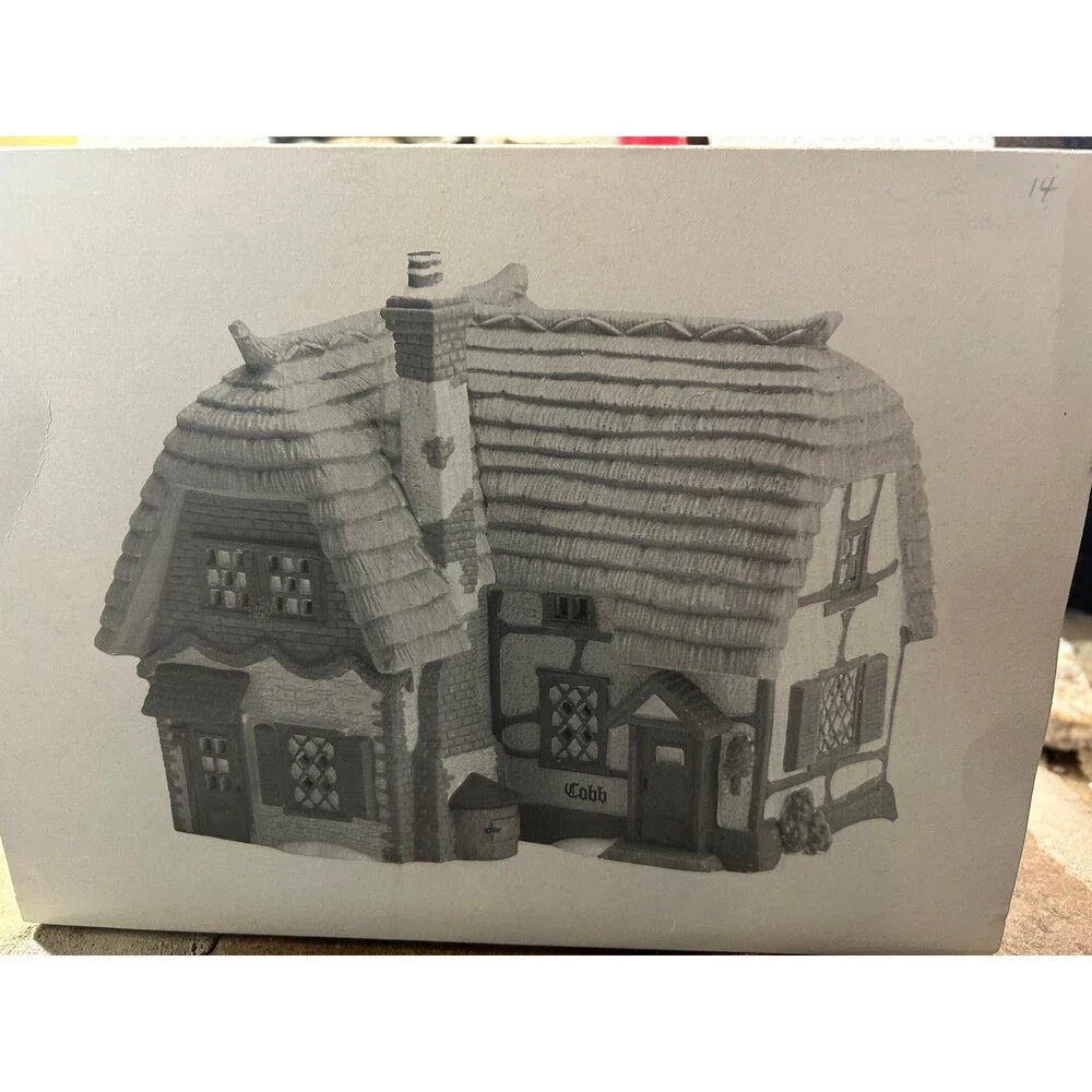 Dept 56 Cobb Cottage 5824-6 box & light
